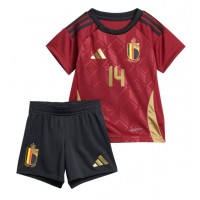 Maglia Calcio Belgio Dodi Lukebakio #14 Prima Divisa Bambino Europei 2024 Manica Corta (+ pantaloncini)